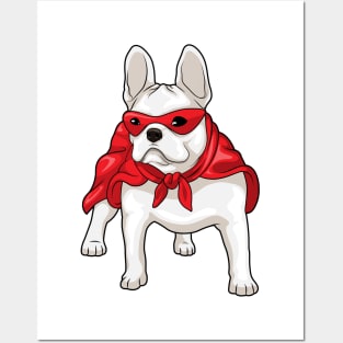 French Bulldog Cape Mask Posters and Art